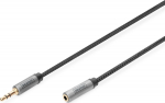 DIGITUS Audio Verl&auml;ngerungskabel 3.5mm jack Nylon3m