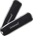 Intenso Speed Line - USB-Flash Drive - 64 GB - USB 3.2 Gen 1 - Schwarz (pack of 2)