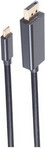 ShiverPeaks BS10-61045 - 1 m - USB C - DisplayPort - Male - Male - Schwarz