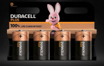 Duracell Battery Plus NEW - D (MN1300/LR20) Mono 4St