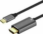 Kabel USB Art USB-C - HDMI 1.8 m Black and gray (KABUSBC OEM-C4-2)