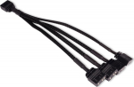 Alphacool Y-Splitter aRGB 3-Pin auf 4x 3-Pin 15cm - schwarz