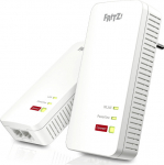 FRITZ! Powerline 1240 AX WLAN Set, 1200 Mbit/s, IEEE 802.11ac, Typ F, Gigabit Ethernet, 10.100.1000 Mbit/s, Wi-Fi 6 (802.11ax)