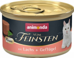 ANIMONDA Vom Feinsten Mousse Salmon and poultry - wet cat food - 85g