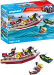 PLAYMOBIL fireboat with Aqua Scooter, Aktion/Adventure, 4 Jahr(e), Mehrfarbig, Kunststoff