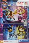 Clementoni Puzzle 2 x 20 Super Color elements Psi Patrol The Mighty Movie