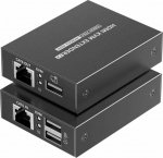 Kabel PremiumCord HDMI KVM extender 4K i FULL HD 1080p on 70m z I sent USB