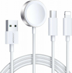 Kabel USB Joyroom USB-A + USB-C - Lightning 1.2 m White (JYR912)