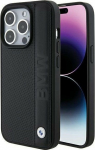 Triton BMW BMHCP15L22RDPK iPhone 15 Pro 6.1'' czarny/black hardcase Leather Textured & Stripe