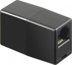 DELTACO Modular Coupler 8P/8C | Adapter | Svart