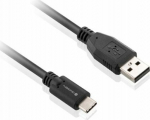 Kabel USB GoGEN USB-A - USB-C 2 m Czarny
