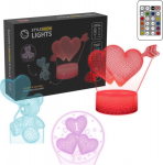 Manta SNL115RGB LED lamp Light decoration Heart RGB 3D