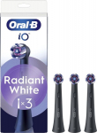 Oral-B iO Radiant White Black replacement brushes 3 pcs, black