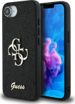 Guess PU Fixed Glitter 4G Metal Logo Case for Apple iPhone 16e