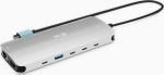 i-tec USB-C Metal Nano 3x Display Docking Station 2x HDMI 1x USB-C video LAN Audio Czytnik kart Power Delivery 140W