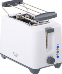 Adler | Toaster | AD 3216 | Power 750 W | Number of slots 2 | Housing material Plastic | White
