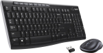 Log Logitech MK270 - Keyboard and mouse set | wireless | Advanced 2.4GHz | czarny
