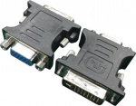 I/O ADAPTER DVI TO VGA/A-DVI-VGA-BK GEMBIRD