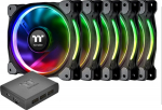 Thermaltake Riing PLUS 12 LED RGB Radiator Fan TT - Premium Edition - Geh&auml;usel&uuml;fter - 120 mm (Packung mit 5)