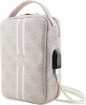 Guess Guess 4G Printed Stripes Travel Universal Bag - Organizer for accessories (Pink)