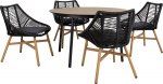 Garden furniture set HELSINKI table and 4 chairs
