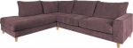 Corner sofa LAYLA LC, greyish pink