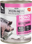 WIEJSKA ZAGRODA Mono Pork - wet dog food - 800g