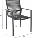 Chair MONTANA grey