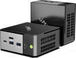 GMKtec EVO-X1 AMD Ryzen AI 9 HX 370 32 GB LPDDR5x-SDRAM 1 TB SSD Windows 11 Pro Mini PC Czarny, Silver