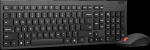 Lenovo Essential Wireless Combo Keyboard & Mouse Gen2 | Keyboard and Mouse Set | Wireless | Mouse included | US | Black