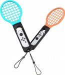 YAXO Joy-Con Grip TENNIS PRO SET do NS/NS2 Inferno Orange&Hydro Blue