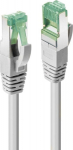 LINDY Patchkabel Cat.6A S/FTP GRS TPE Kabel, 10m grau
