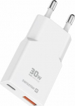 Swissten Slim Travel GaN USB-C / USB Charger 30W
