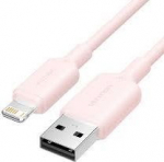 CABLE USB2.0 TO LIGHTNING/1M PINK LAMPF VENTION
