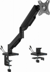 Desktop single monitor arm with ports USB (regular), od 17" do 32", load do 9kg