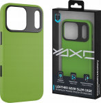 Yaxo Phone case Leather Gear Slim Case MagSafe iPhone 17 Pro Tropic Green