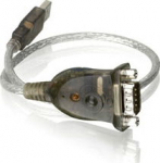 IOGEAR USB to Serial RS232 DB9Adapter, w/ PC & Mac Drivers