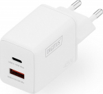 DIGITUS USB-Ladeger&auml;t GaN 45W, 1x USB-C, 1x USB-A wei&szlig;