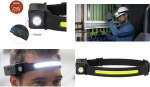 Ansmann Flashlight Headlamp ANSMANN HD2400RS Battery 2x3W czarna