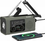 P&auml;ikesepatarei ja d&uuml;namoga raadio Manta HWRDI410GN