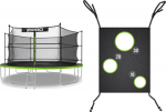 Garden trampoline Zipro Jump Pro with internal mesh 14FT 435cm + Accuracy Mat