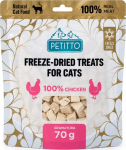 PETITTO Freeze-dried chicken treats Mono - cat treats - 70g