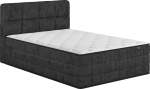 Continental bed EVENING ZONE 140x200cm, dark grey