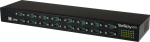 StarTech.com USB till serial adapter hub med 16 ports - Seriell adapter - USB 2.0 - RS-232 x 16 - svart