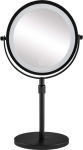 Lusterko LED Level czarne KLEINE WOLKE