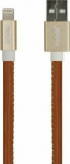 Cable USB Holdit USB-A - Lightning 1 m Brown (612662)