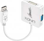 LINDY DisplayPort an HDMI 4K30/DVI/VGA Adapter