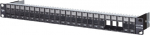 METZ CONNECT Unequipped - Patch Panel - Schwarz - 1U - 48.3 cm (19")