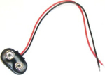 Wentronic Battery clip for 9-V block , T-form<br>Synthetic V