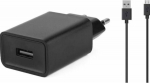 CoreParts USB Power Adapter Black, 12W 5V 2.4A USB Output EU
